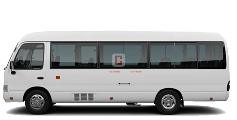 Toyota Coaster with Driver in Dubai 22 Seater Economy Coach Hire