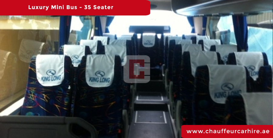 Rent 35 Seater Luxury Bus with Driver in Dubai