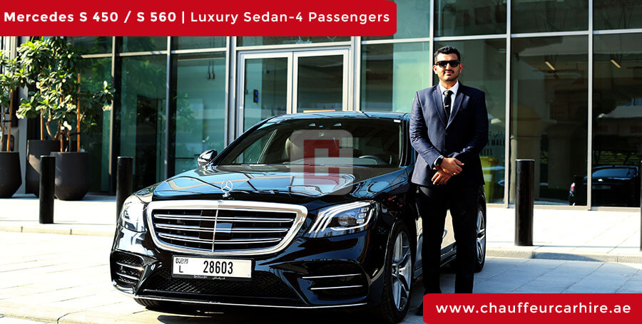 Mercedes S 450 / S 560 with Driver in Dubai 