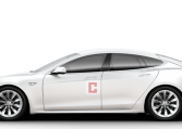 Tesla Model S Chauffeur Car Hire Dubai
