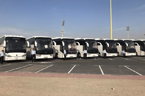 luxury bus rental Dubai